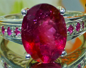 Tourmaline Rubellite  Valuation Report 86101, 2.72 cts.
