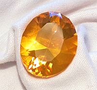 Fire Opal  Valuation Report 102377, 7.84 cts.